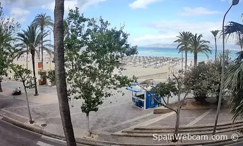 Playa S'Arenal Beach in Mallorca