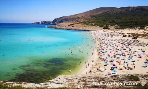 Cala Mesquida Beach on Mallorca