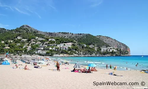 Platja de Canyamel beach in Mallorca